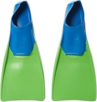 Vista 10 de Sporti Aletas de natación para adultos y niños para natación en piscina - Aletas flotantes largas para natación y snorkel - Aletas de natación