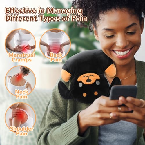 Image of Microwave Heating Pad for Pain Relief, 16 inch x 11 inch Microwavable Heating Pads for Cramps, Back Pain, Neck Shoulder, Muscles, Knee, Joints, Natural Heat Pack Moist Heat, Rottweiler