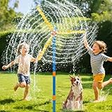 Water Windmill Toy-Arroseur pour Jeu d'eau, Jeux d Eau Enfant Exterieur, Jouet d'été Rotat...