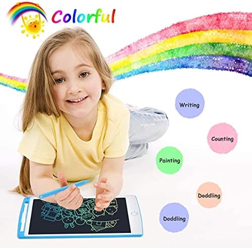 2 Pack LCD Writing Tablet - NOBES Drawing Board for Kids|8.5" Colorful Toddler Gift Toy for 3+4 5 6 7 8 Year Old Girl | Toy Gifts for Girls Boys | Educational Learning Birthday Gift (Pink and Blue) 4 516tcC7u0JS. AC
