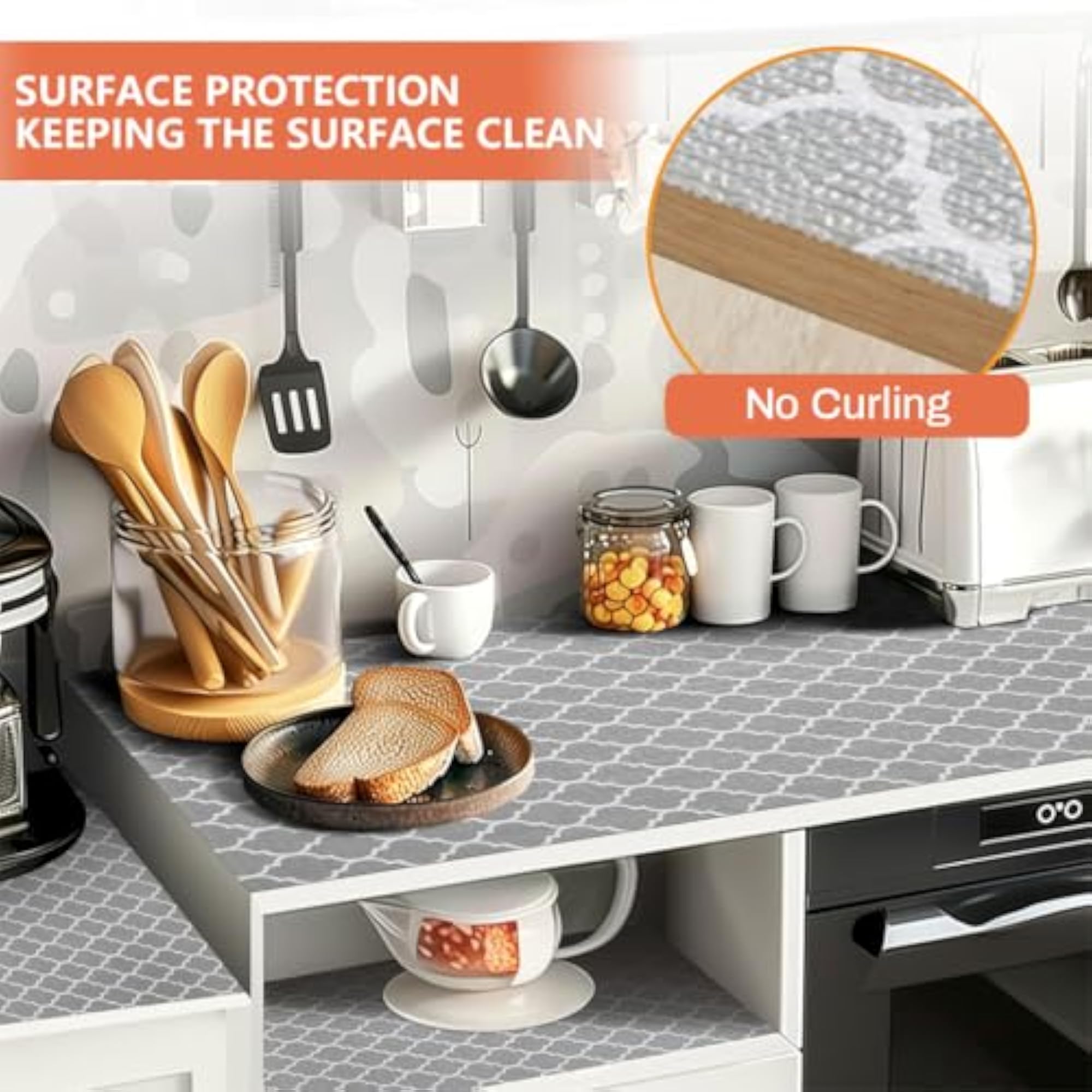PVC Check Anti-Slip Waterproof Cabinet Liner Mat