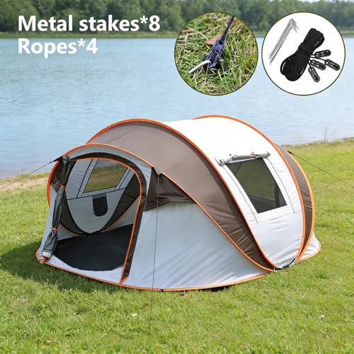 Carpa instantánea para 6 personas beige miniatura 5