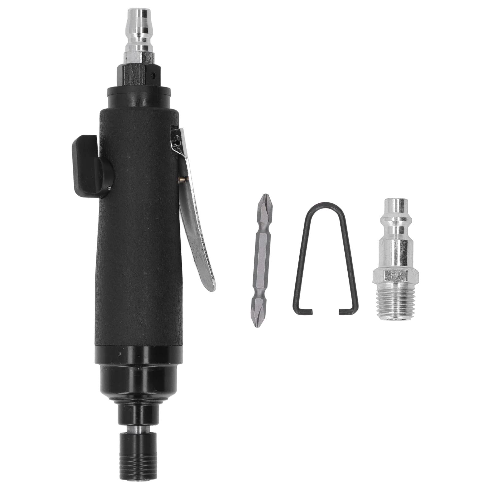 Avvitatore pneumatico, avvitatore ad aria con impugnatura dritta, avvitatore pneumatico industriale reversibile in acciaio legato, utensile a bassa rumorosità e ad alto coppia per (Stile americano)