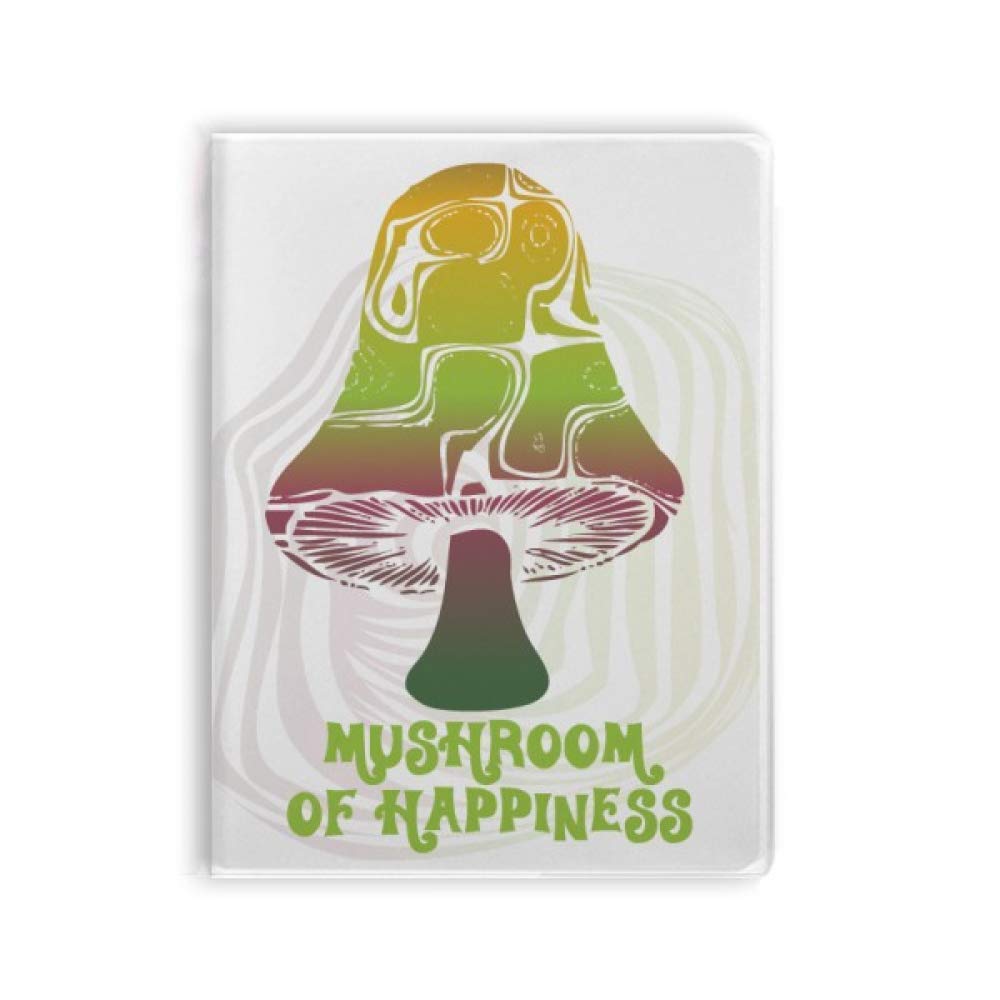 Carnet de notes haut de gamme couverture souple champignon vert - 4