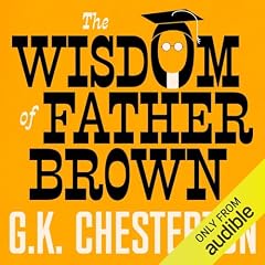 Diseño de la portada del título The Wisdom of Father Brown