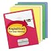 Smead Organized Up Slash File Jacket, Letter Size, Assorted Colors, 25 per Pack (75425)