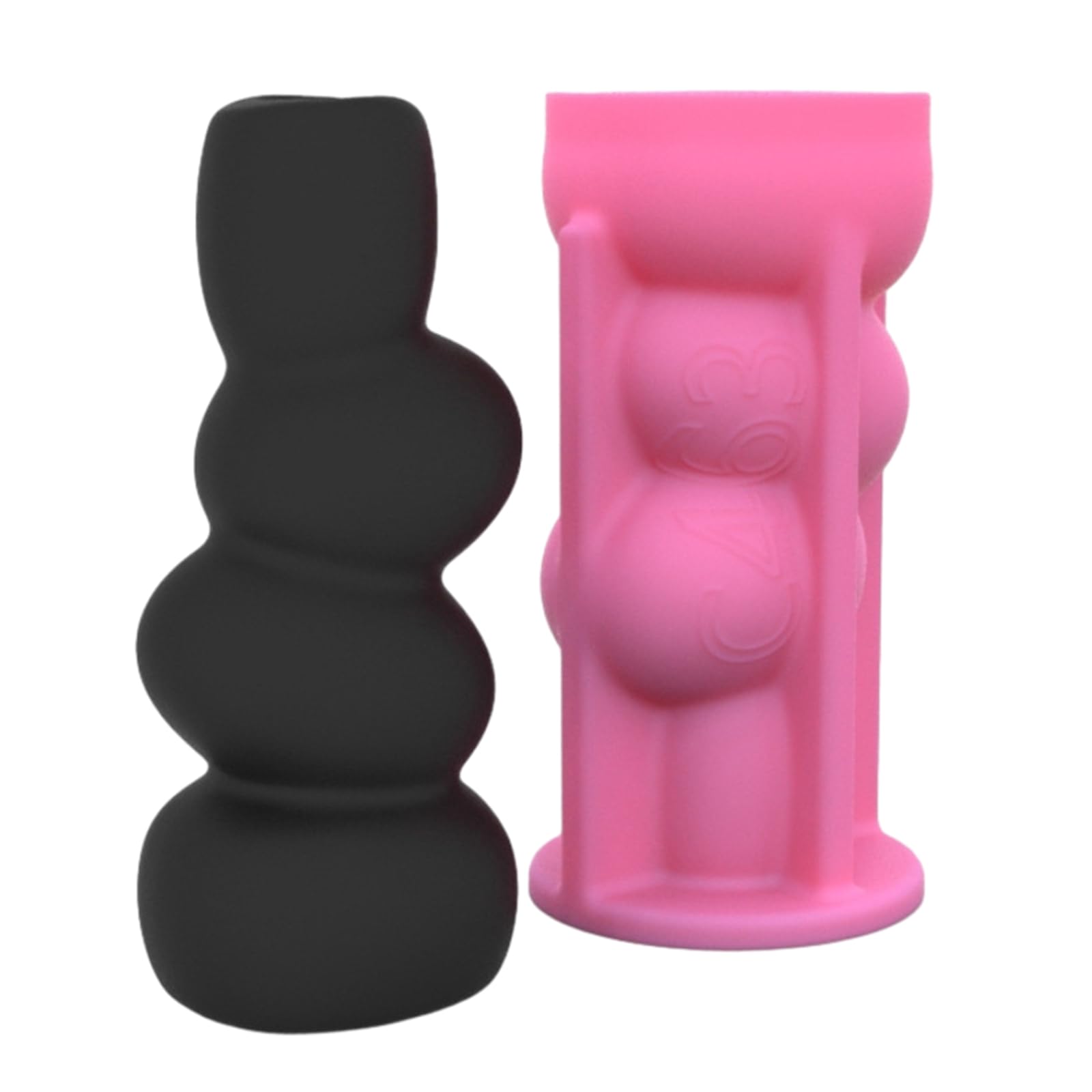NEWFT Jar Resin Shaped Silicone Vase Elegant Storage Bottle Mold Container Mould for Vase Flowerpot