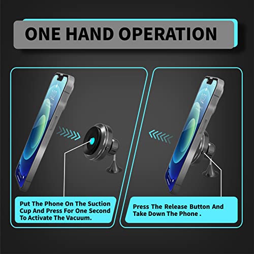 Newzueby Electric Suction Cup Phone Mount For Car – Car Phone Holder Mount, Dashboard And Air Vent– For All Cars, Installs In Minutes – Holds All Phones Up To 18Lbs– Phone Holder For Car Dashboard #TOP2