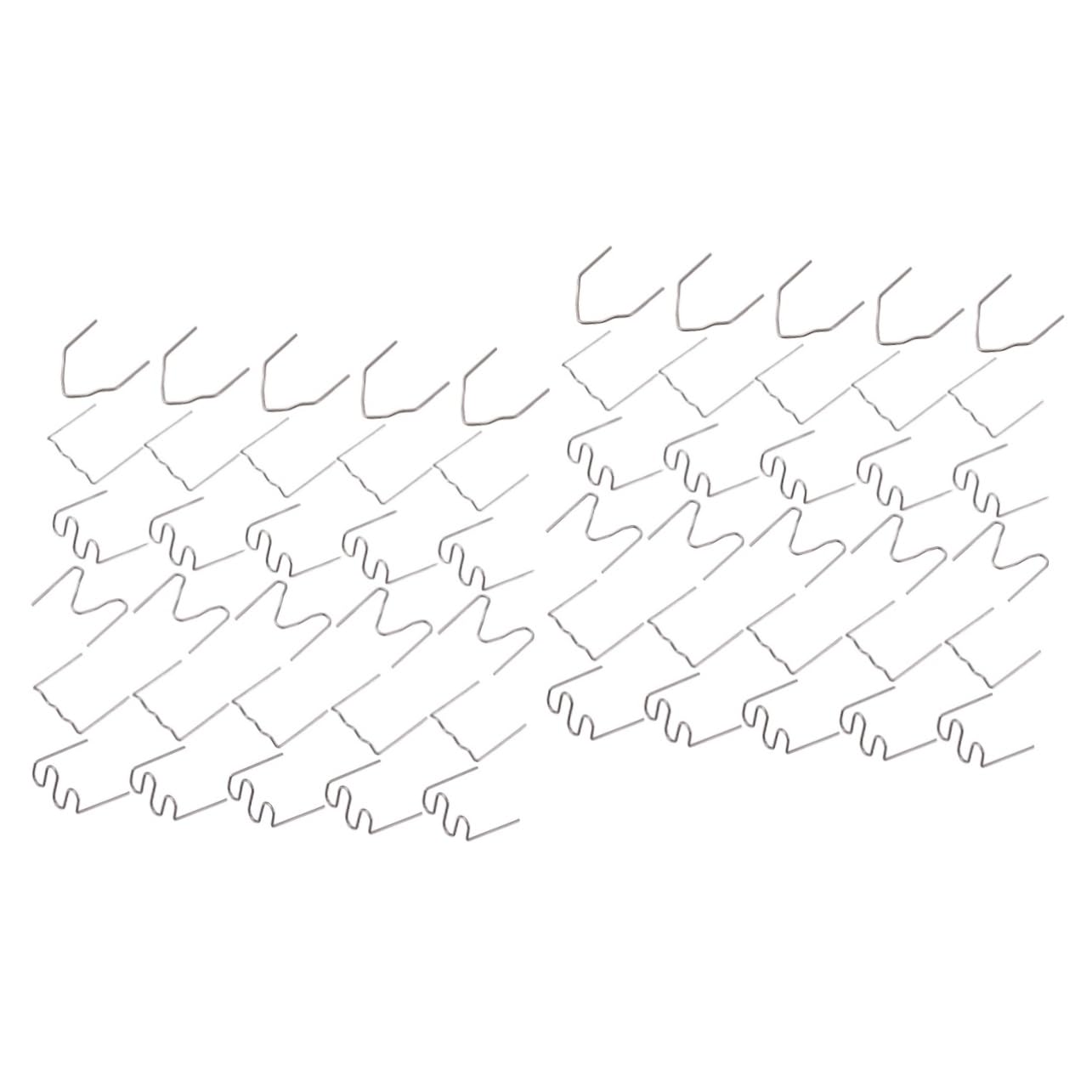 Welding Rods de réparation plastique Mipcase avec agrafes en vague et boucle pour soudure