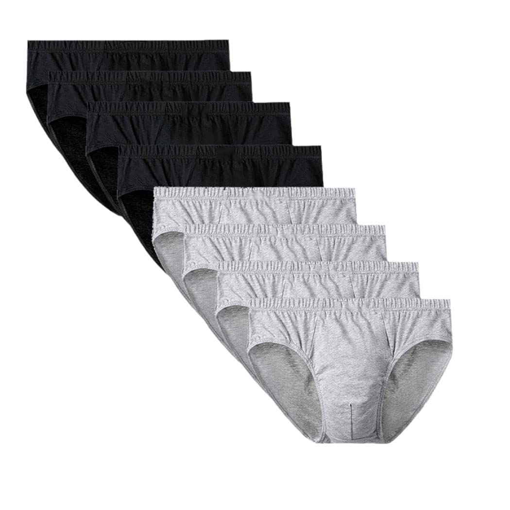 keusyoi 8 calzoncillos para hombre, ropa interior de algodón para hombre, ropa interior de bikini para hombre, ropa interior cómoda y sexy