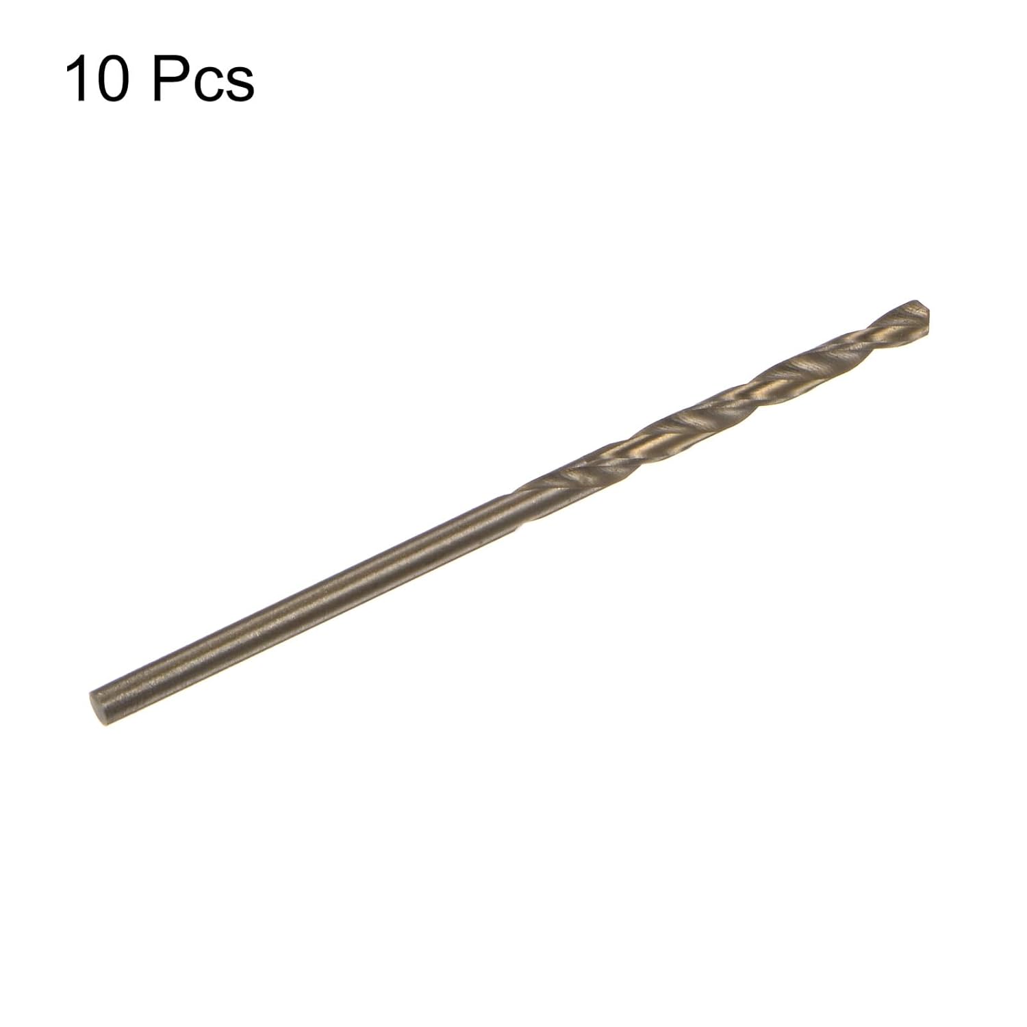 uxcell 10pcs 2.2mm Dia Split Point High-Speed Steel Cobalt Metric Twist Drill Bit