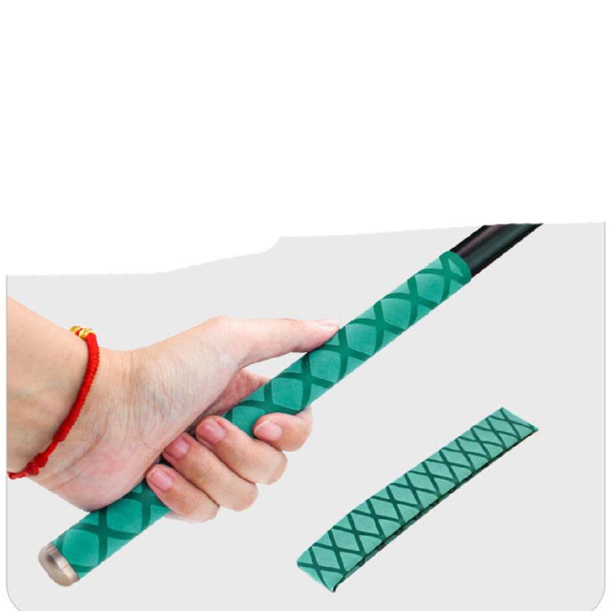 Tube thermorétractable pour Canne à pêche, Gaine thermorétractable Multicolore, Plusieurs Tailles, 0,2 m ou 1 m(Green 40mm,1M)