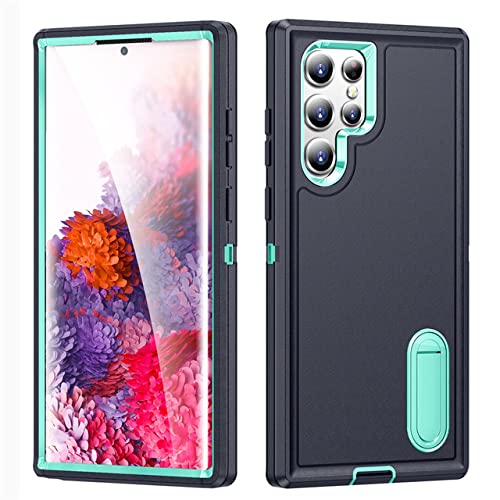 Housse support Samsung S22 Ultra bleu marine idéale pour le bureau