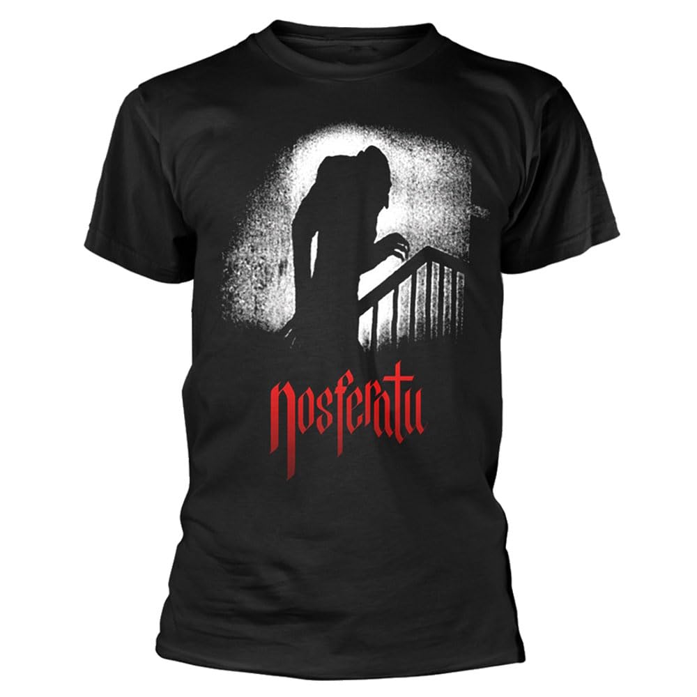 Nosferatu Movie Shadow T Shirt XXL Black