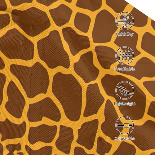 Gorra deportiva negra con estampado de jirafa miniatura 6