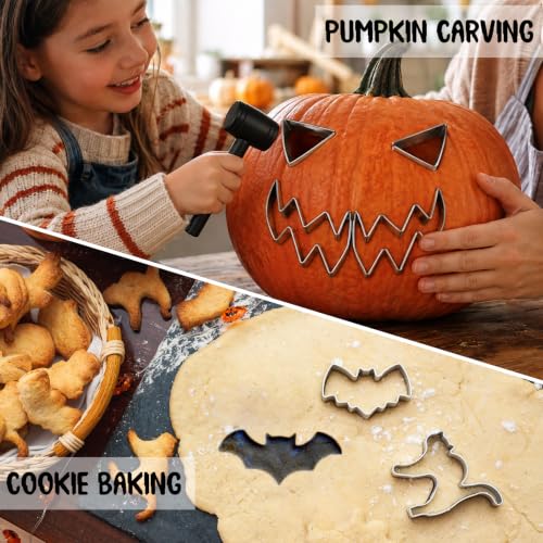 31Pcs Pumpkin Carving Kit for Kids, Pumpkin Carving Tools Stencils - image 6