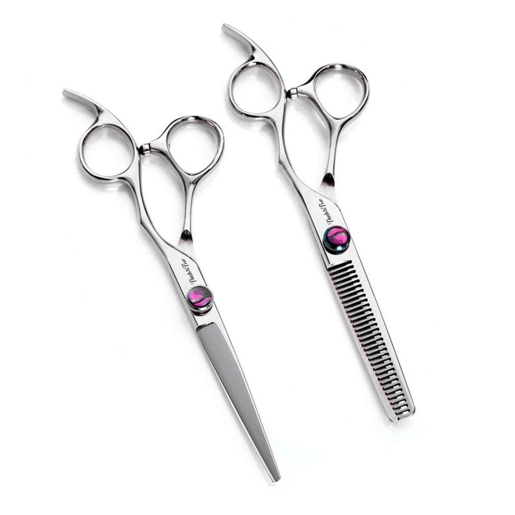 YODZ 6.0 Pollici di Parrucchiere Scissors Set, Parrucchiere Professionale in Acciaio Inox di Taglio dei Capelli Cesoie, con Vite di Regolazione, per Il Salone Barbieri, Uomini, Donne