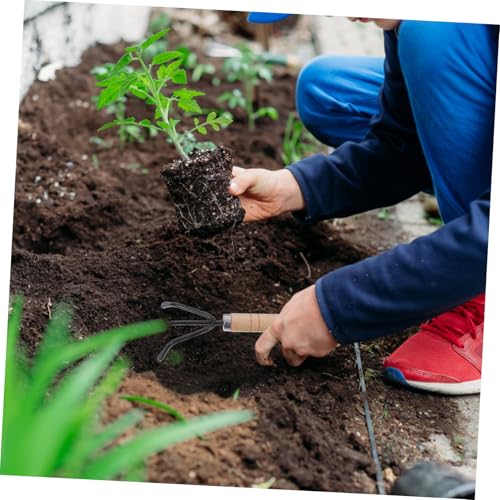 Kit de jardinería CHILDWEET con pala y rastrillo ergonómico miniatura 5