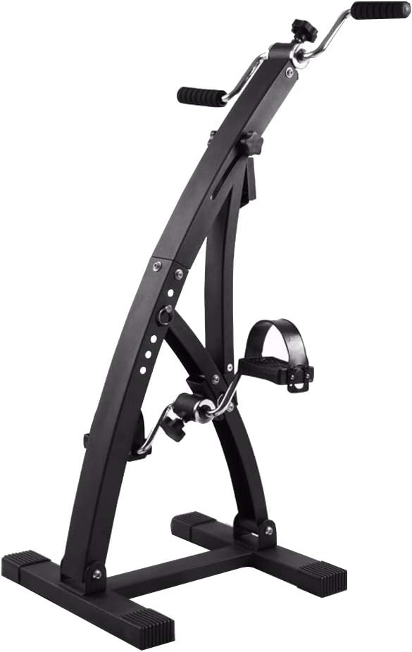 Wgwioo Arm and Leg Exerciser,Physical Therapy and Rehab Bike Pedal Trainer with Electronic Monitor displays