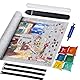 MOZOOSON Puzzlematte für Puzzles 3000 Teile, Puzzle Roll Storage Mat für 1000 2000 3000 Puzzle, Riesenfilzmatte zur Aufbewahrung von Puzzles, Tragbare Puzzle Rollenmatte mit Puzzle-Sortierschale