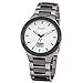 Produktbild Regent Herren-Armbanduhr Elegant Analog Titan Keramik-Armband schwarz grau Funk-Uhr URFR218