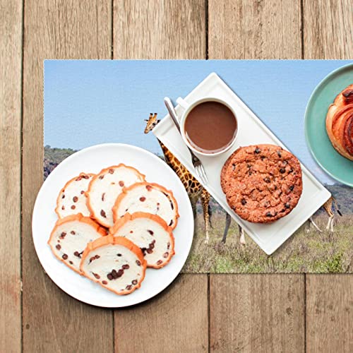 Sets de table girafe pour proteger les tables des taches et chocs - 7