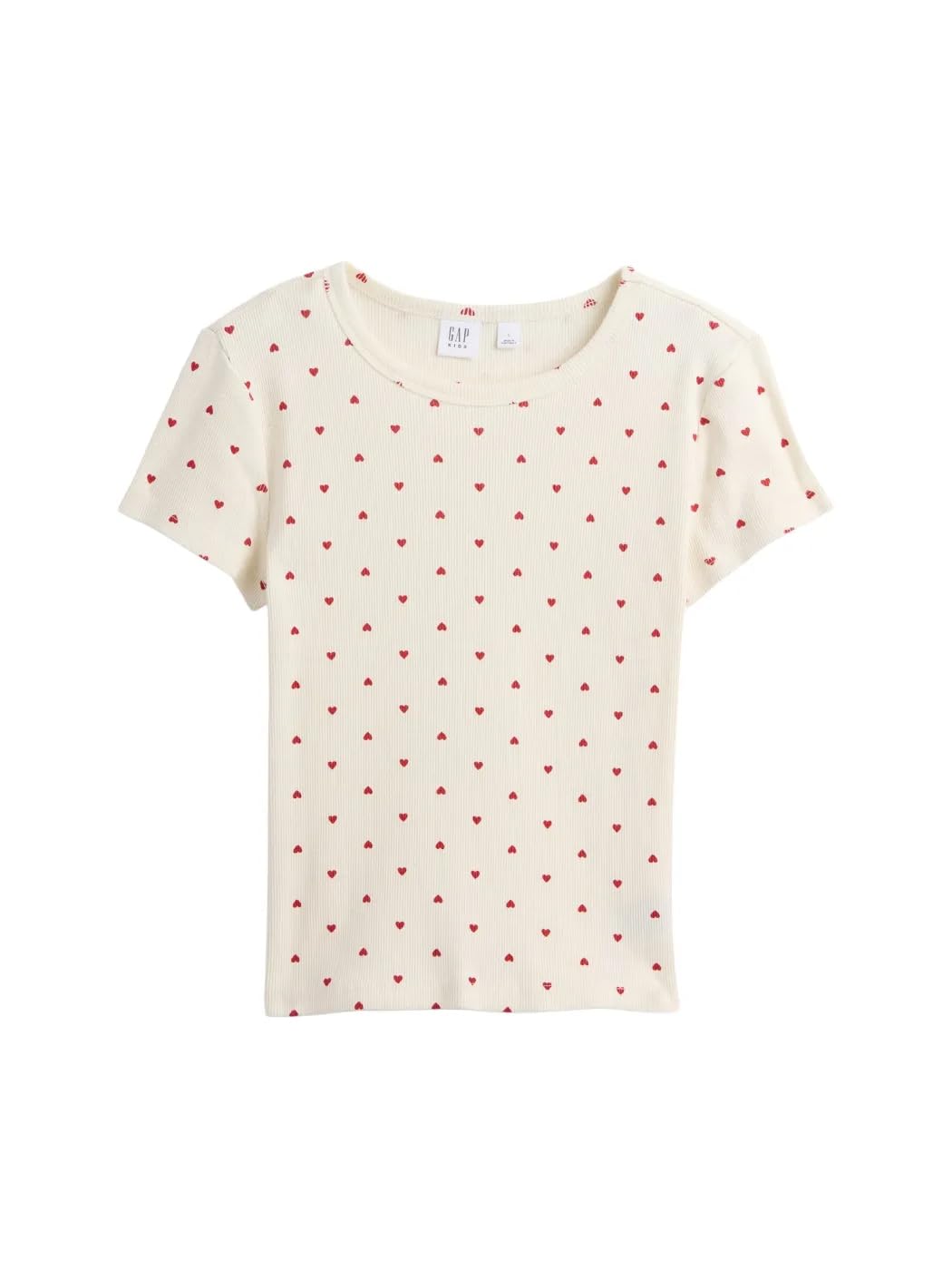 Gap Girls' Short Sleeve Ribbed Tee