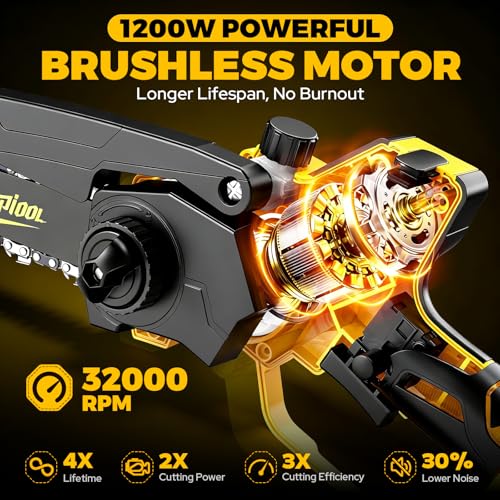 DEJUNPIOOL Mini Chainsaw Compatible Dewalt