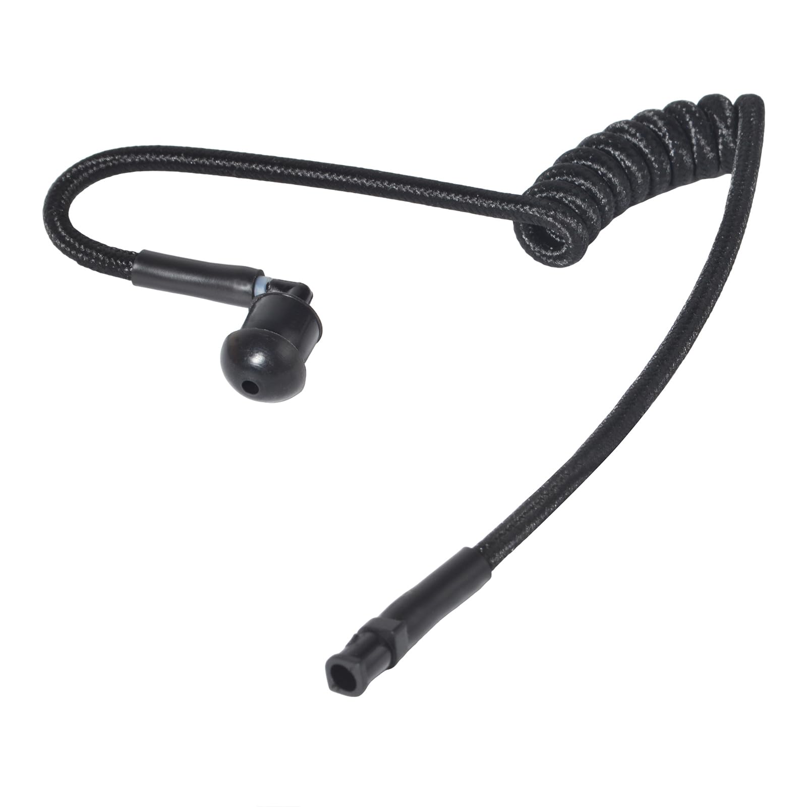 UAYESOK Tubo acústico de Aire de Repuesto de Bobina de Nailon para Auriculares de Radio de Dos vías Motorola Kenwood Baofeng Walkie Talkie Kit de vigilancia (Negro) — view 7