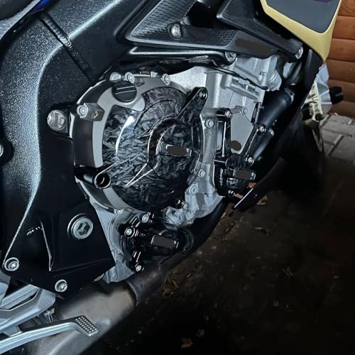 Cárter estator S1000XR cubiertas protectoras de motor textura forjada 3