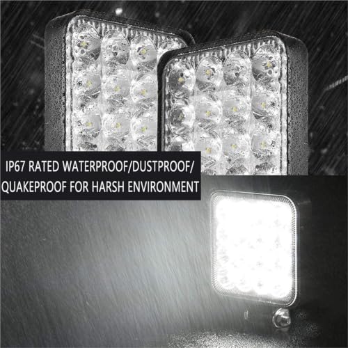 Projecteur de travail LED 48W pour éclairage de bateau et camping