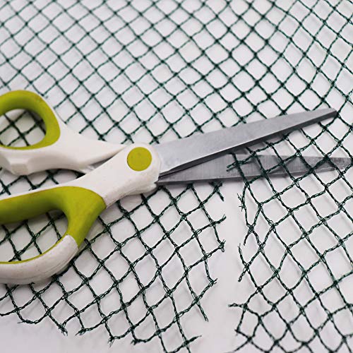 Aquagart® Teichnetz, 4m x 6m, dunkelgrün, engmaschig: Maschenweite 15mm x 15mm, Laubnetz, Teichabdecknetz… – Bild 6