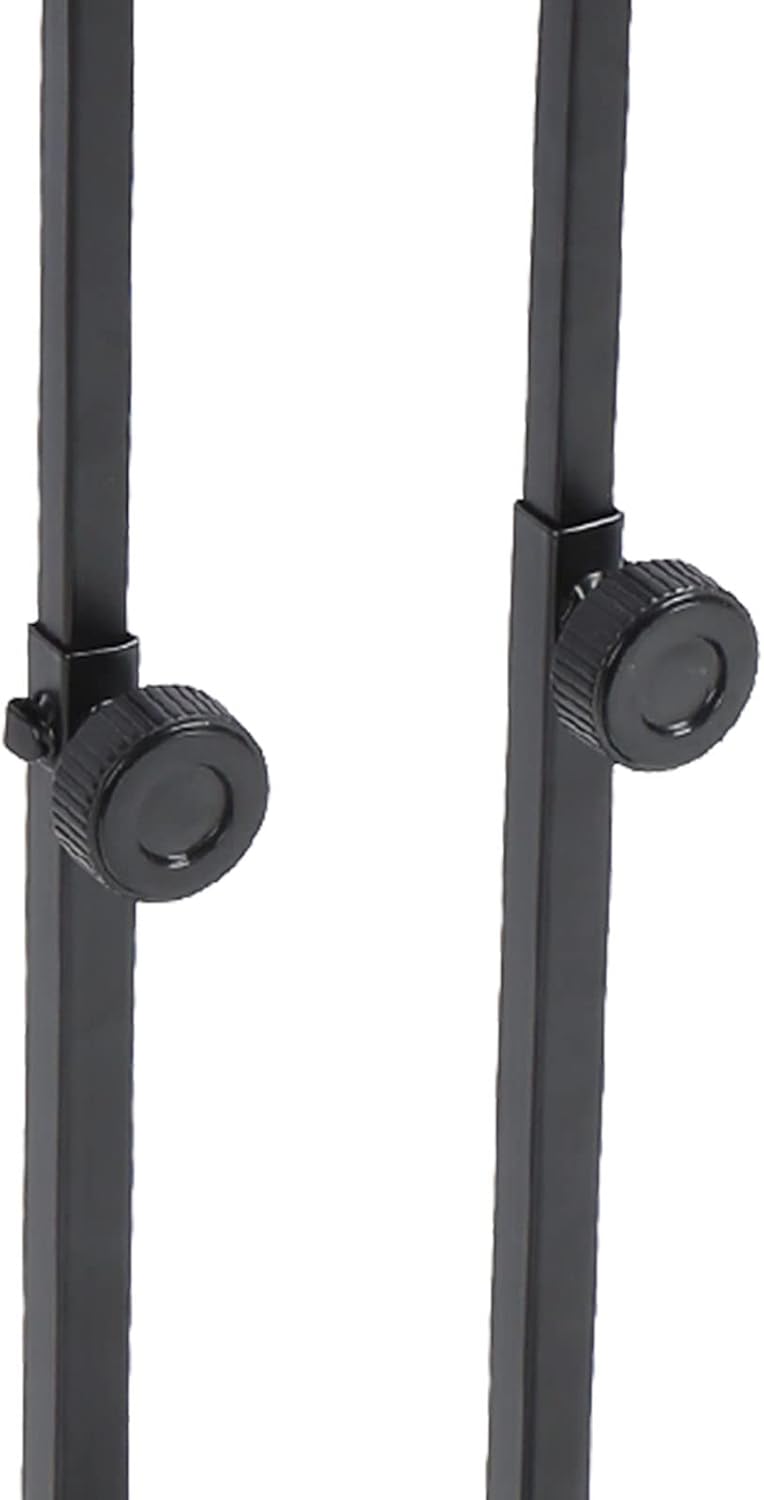 Reptile Lamp Stand, Heat Lamp Stand Reptile Lamp Stand Reptile Light Fixture Metal Double Hook Reptile Light Stand for Reptile Terrarium Tank