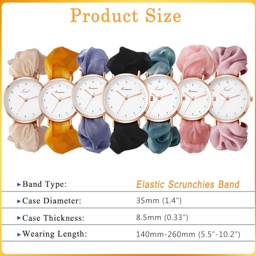Montre étudiante analogique à bracelet élastique pour un confort total