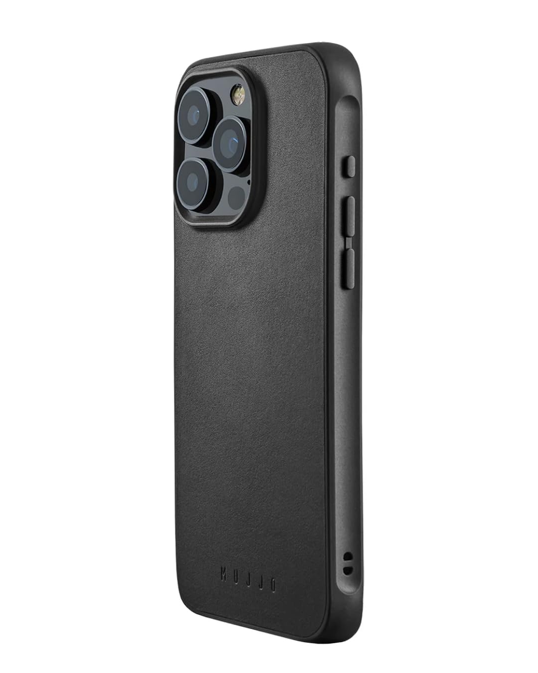 Mujjo Shield Leather Phone Case, Fits iPhone 15 Pro, Ultimate Impact Resistance, Premium European Leather Case