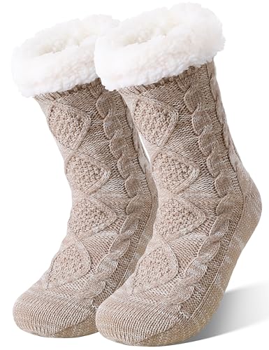 EBMORE Fuzzy Socks for Women Fluffy Cozy Cabin Winter Warm