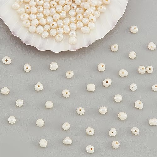 NBEADS About 140Pcs Mini Natural Cultured Freshwater Pearl Beads - Image 4