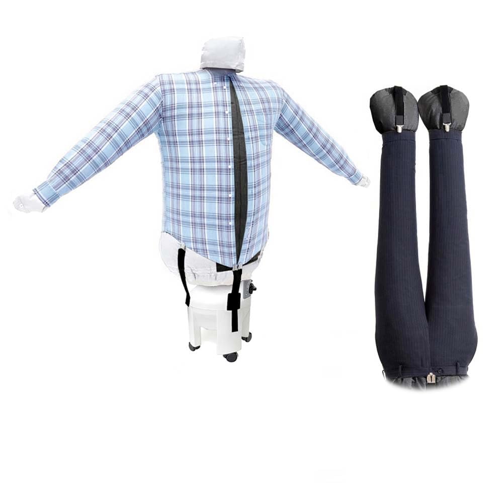 EOLO Stirasciugatore SA04 RE INOX V5 Asciuga Automatico Camicie Camicette Pantaloni Asciugatrice Stira Aria Calda Ferro da Stiro Stiratore 2 Programmi 4 Ruote Made in Italy Garanzia 5 Anni A++