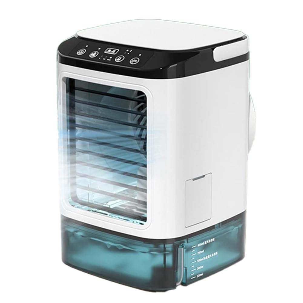 CTRLZS Portable Air Conditioner Portable Fan Dual Ultrasonic Atomization Speed Mute Air Cooler