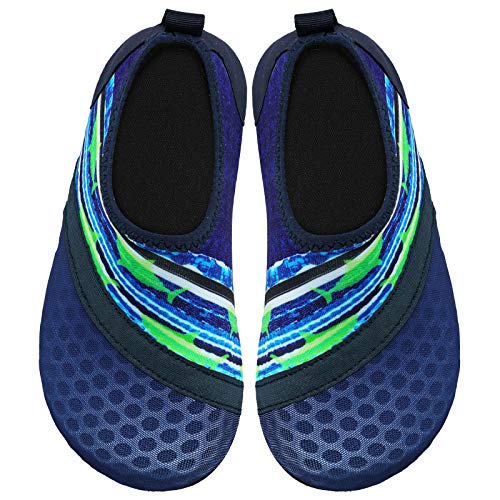 Jiasuqi Summer Beach Pool Water Shoes Sock For Kids Boys Girls Splice Navy Us 2.5-3 M Little Kid #TOP6
