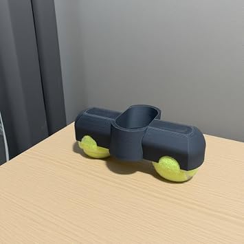 Indoor Cycling Snap Rocker Feet Adapters for Zwift Ride Front Leg with 2 Pack Tennis Balls, Indoor Trainer Workout Equipment Accessories