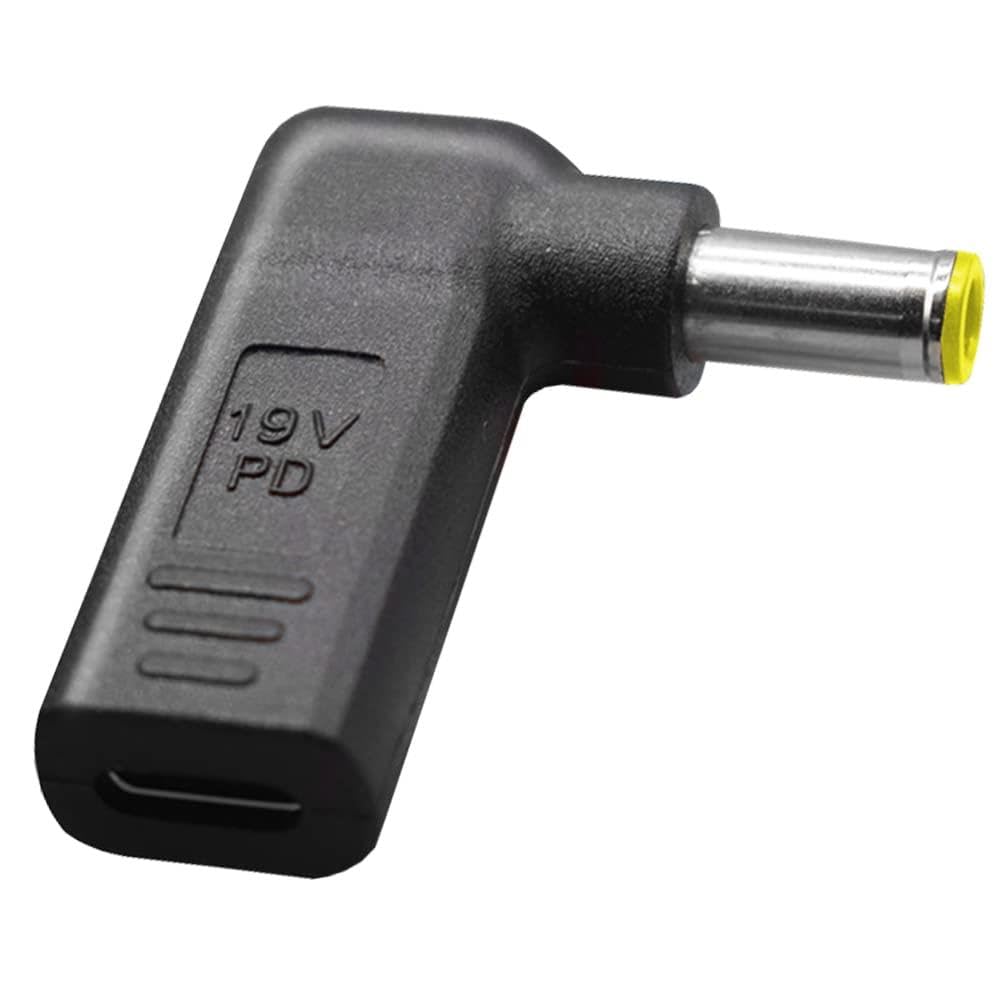 Type-C 変換 5.5×2.5mm ノートPC PD充電 5525対応 USBPD 変換アダプター DC電源 USBタイプC DCプラグ ノートパソコン タイプC USB-C 入力 DC