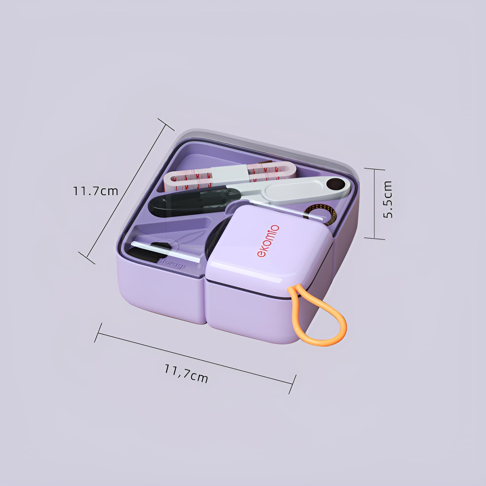Amazon | [Tumanld]【多機能針箱】6色糸×整理トレイ完備 日本対応家庭