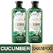 Herbal Essences, Volume Shampoo With Natural Source Ingredients, For Fine Hair, Color Safe, BioRenew Cucumber & Green Tea, 13.5 fl oz, Twin Pack