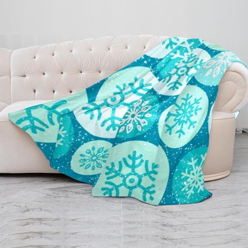 Couverture douce en microfibre bleue : confort thermique idéal pour vos moments sur le sofa - 5