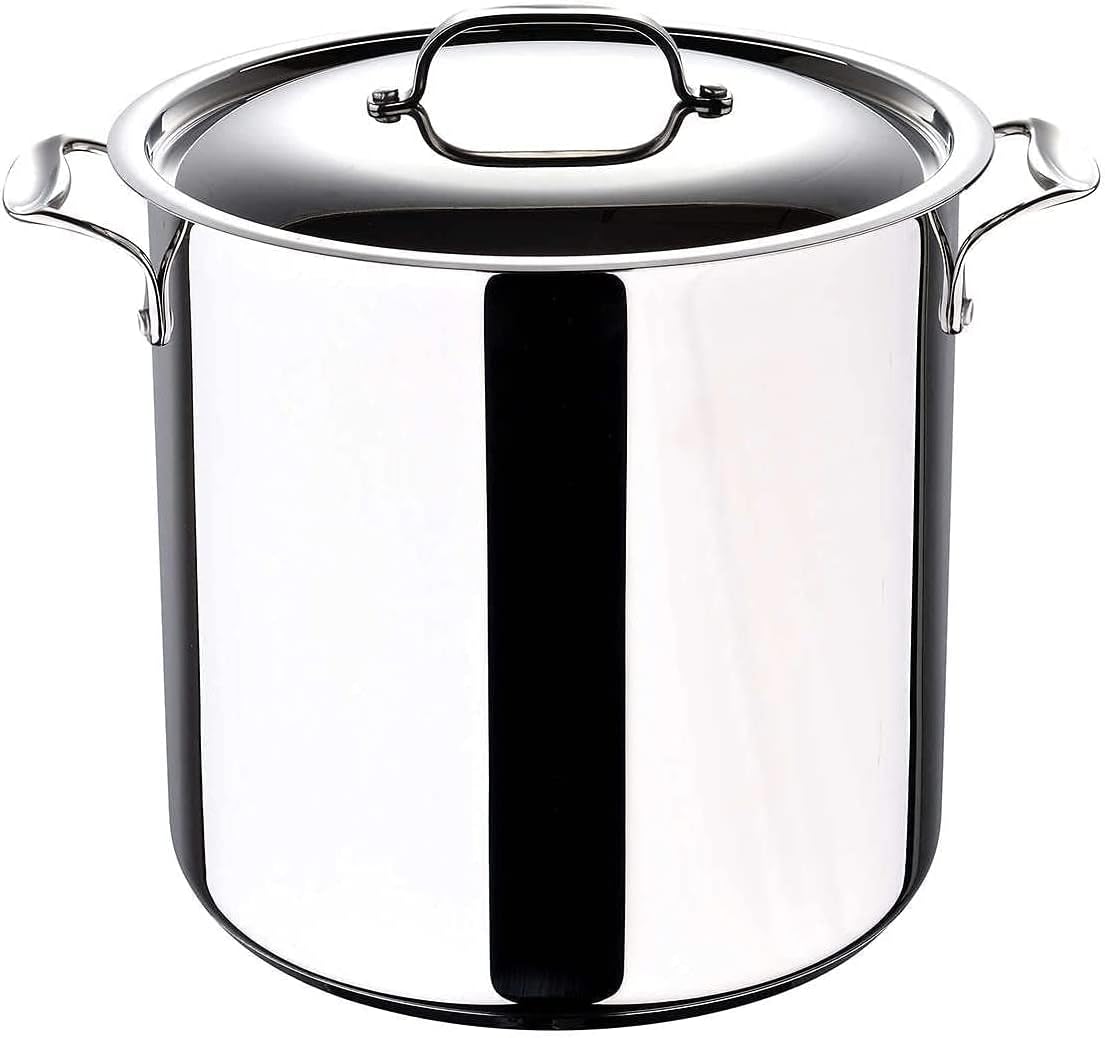 Bergner 15.1 L (16 qt.) Stainless Steel Stock Pot BG-32195-MM