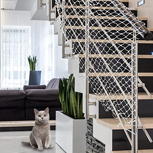 Red para Mascotas Red Seguridad para Gatos Domésticos, Valla Red Protectora Anticaída 1/2/3/4/5/6m Ancho para Balcón Ventana Escaleras para Escaleras Ventana Balcón Al Aire Libre Interior