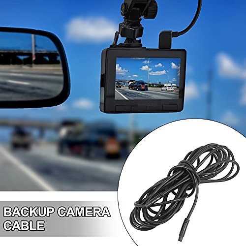 Image of X AUTOHAUX 8 Pin 20ft 6m Backup Camera Extension Cable Dash Camera Cord Wires Car Rear View Camera