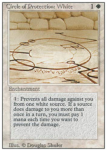 Magic The Gathering - Circle of Protection: White - Circolo di Protezione: Bianco - 3rd Edition/Revised