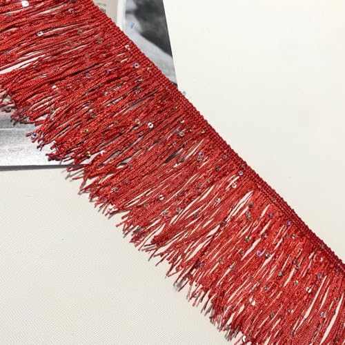 Uposao 15cm Vêtements Frange De Garniture De Frange Tassel Dense Pour
